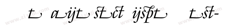 Portrait Script Alts字体转换